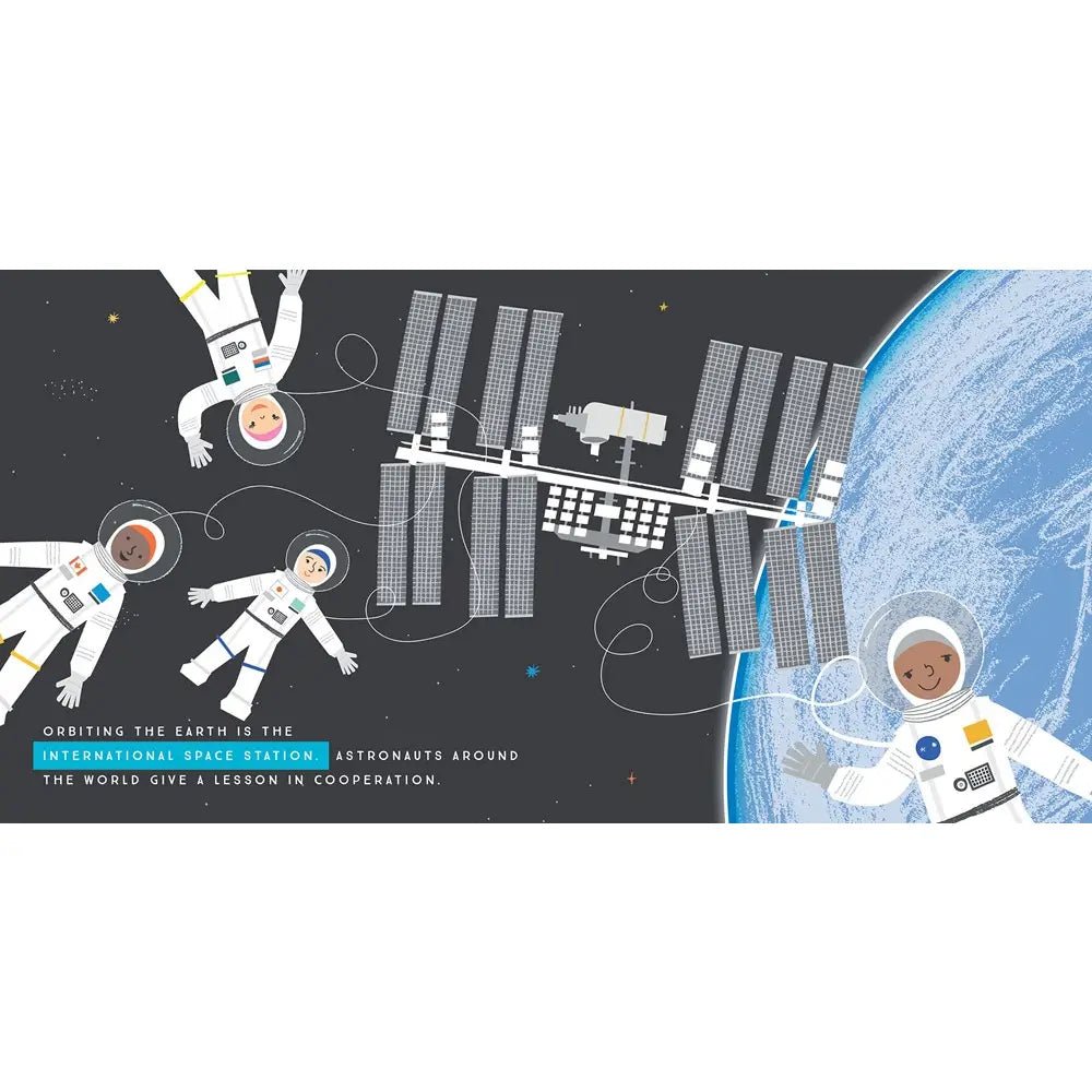 3-2-1 Blast Off! Board Book with Flaps - Peregrine Kidswear - Gift -