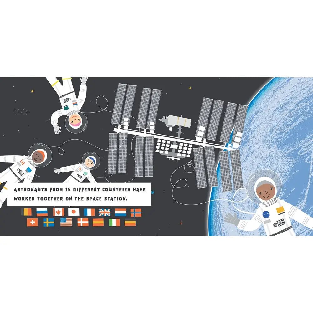 3-2-1 Blast Off! Board Book with Flaps - Peregrine Kidswear - Gift -