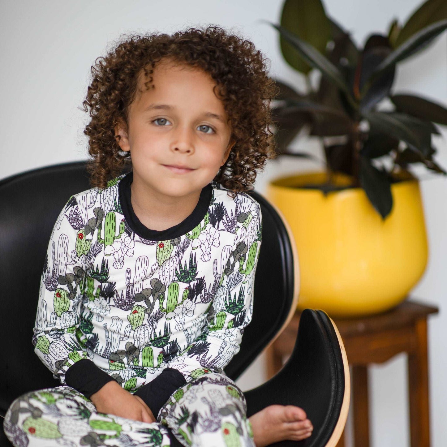 Cactus two-piece Bamboo Pajamas - Peregrine Kidswear - 12-18M