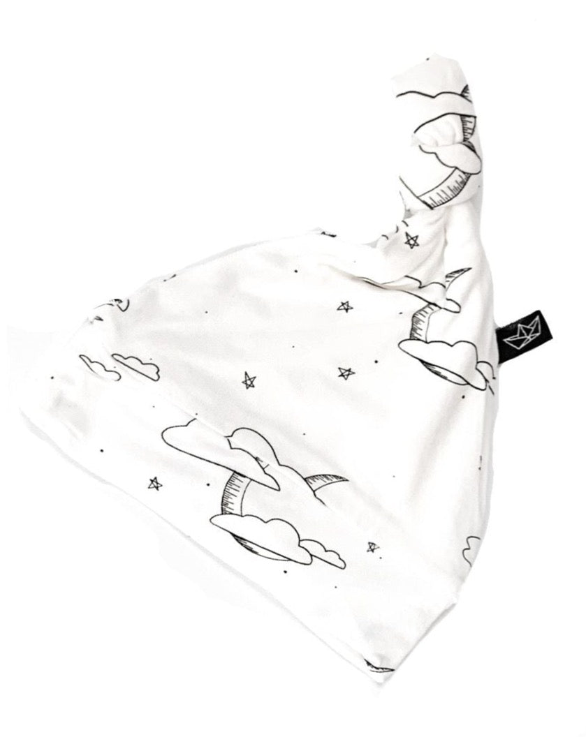 Cloud Moon Bamboo Knotted Hat - Peregrine Kidswear - Hats - 0-6M