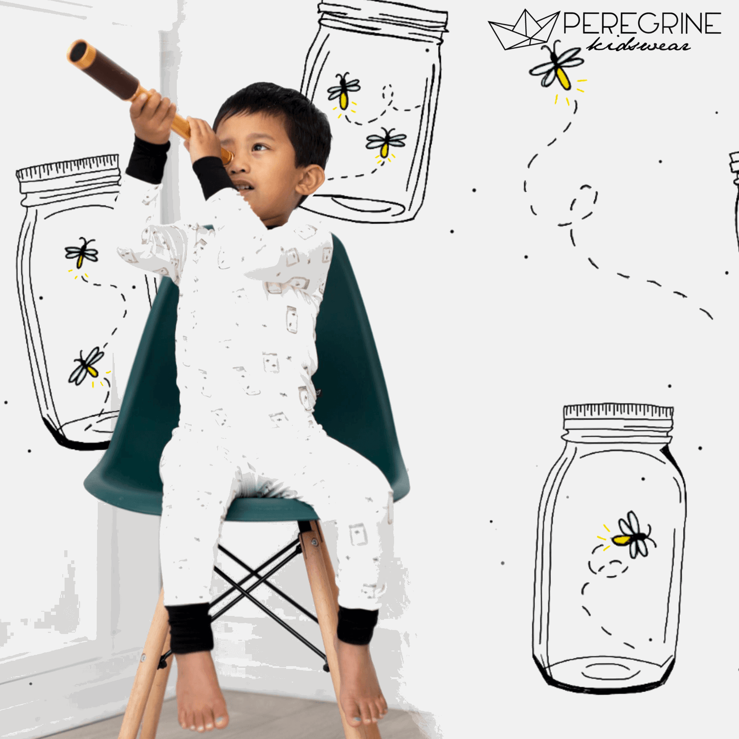 Firefly Jars Bamboo Two-Piece Pajamas - Peregrine Kidswear - 2 Piece Pajamas - 12-18M