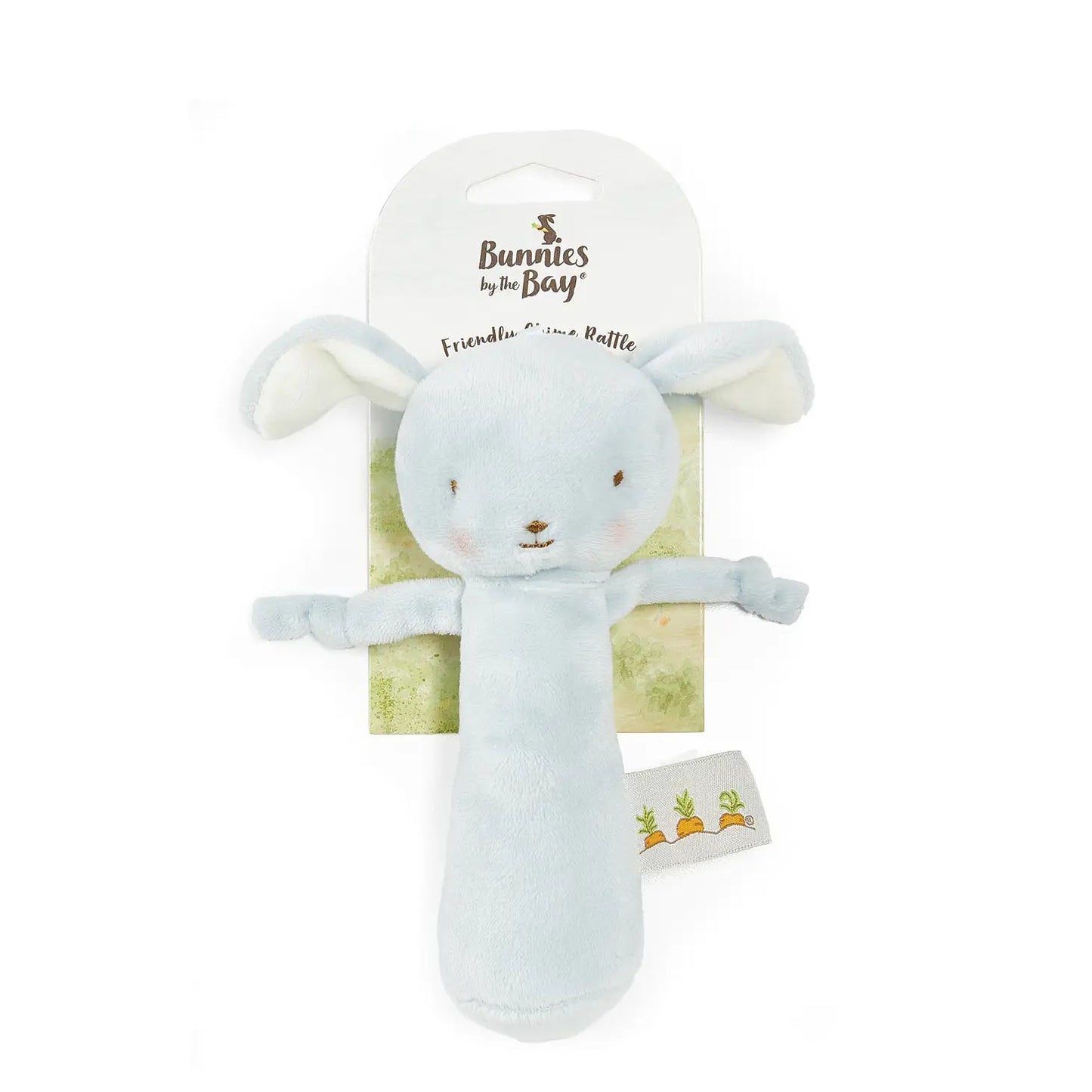 Friendly Chime Baby Rattle - Blue Puppy - Peregrine Kidswear - rattle -