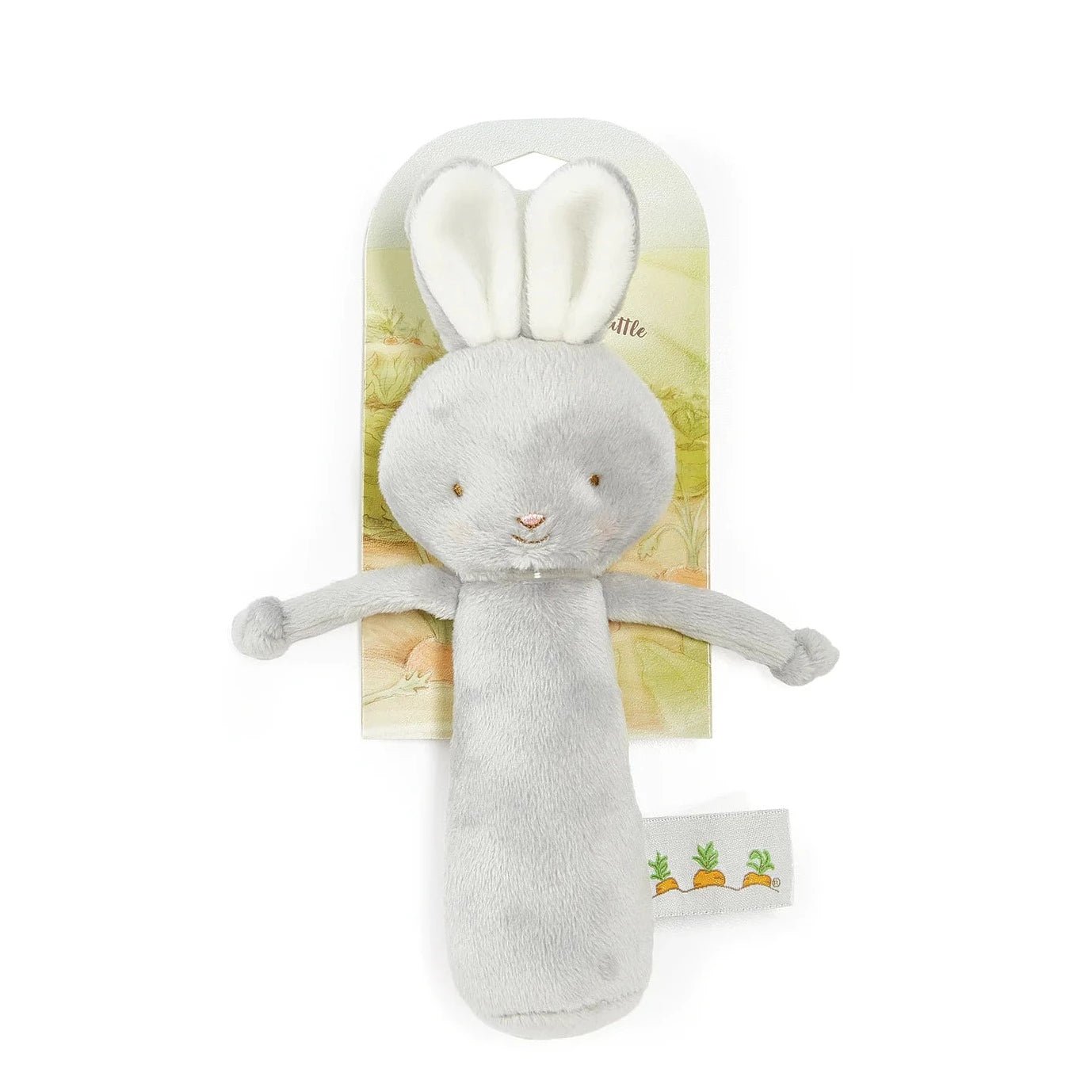 Friendly Chime Baby Rattle - Gray Bunny