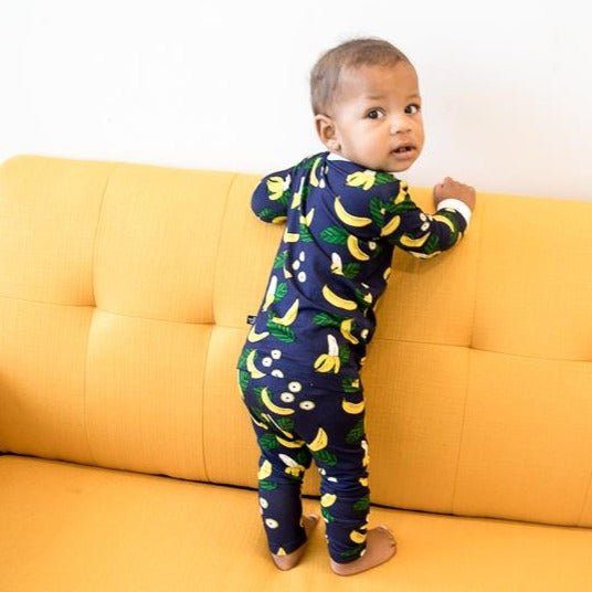 Go Bananas Bamboo Two-Piece Pajamas - Peregrine Kidswear - 2 Piece Pajamas - 12-18M