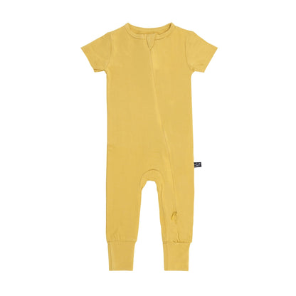 Goldenrod Bamboo Convertible Romper - Peregrine Kidswear - 0-3M