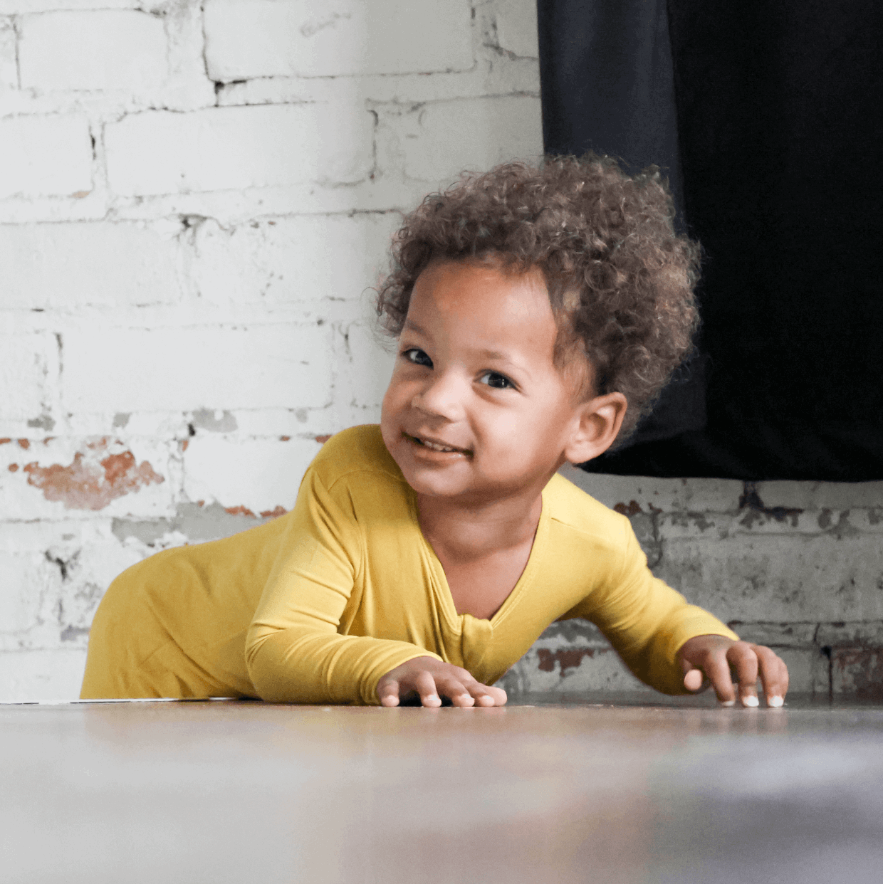 Goldenrod Infant Bamboo Footed Sleeper - Peregrine Kidswear - Footed Sleepers - 0-3M