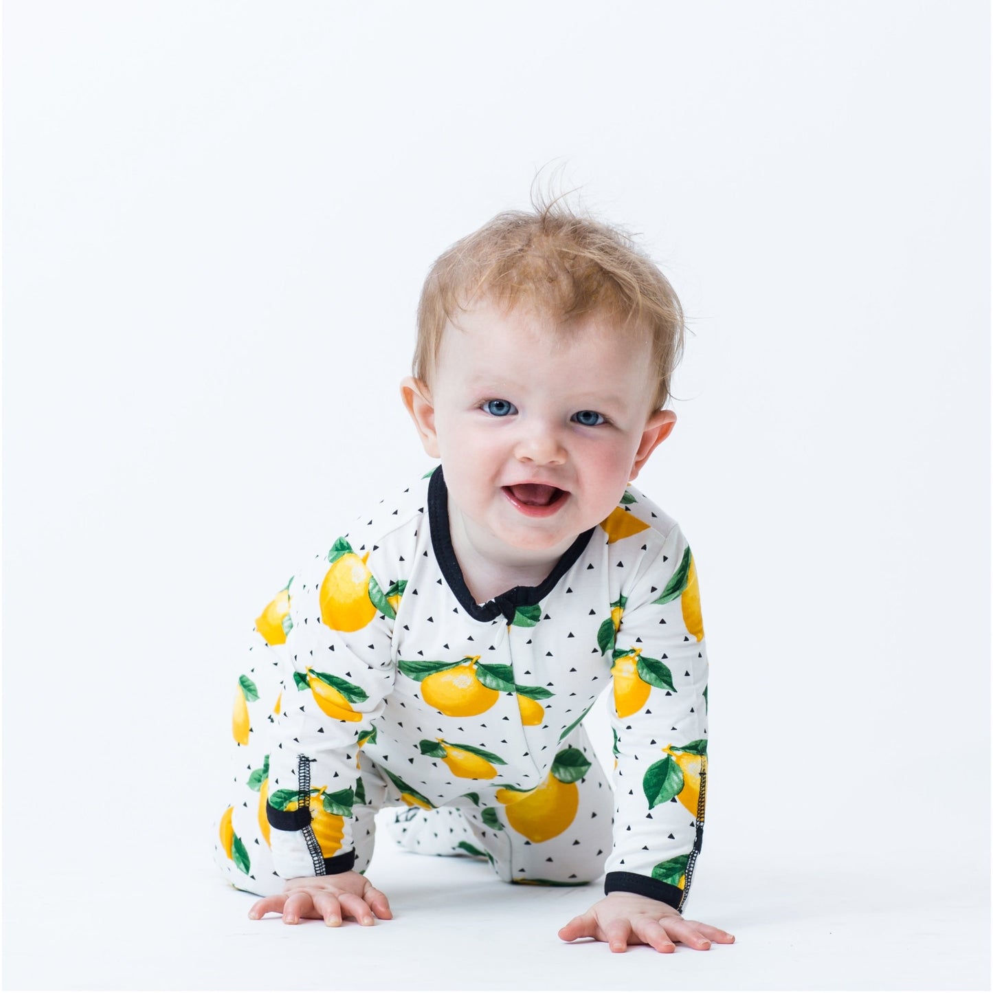 Lemons Bamboo Footed Sleeper - Peregrine Kidswear - Footed Sleepers - 0-3M