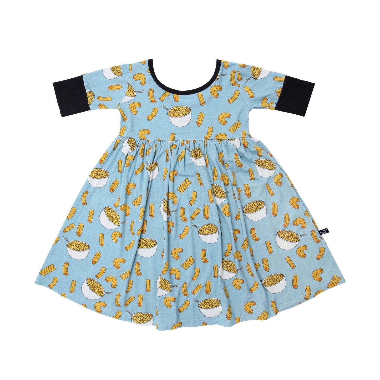 Mac and Cheese Children's Bamboo Twirl Dress - Peregrine Kidswear - Dresses - 2T
