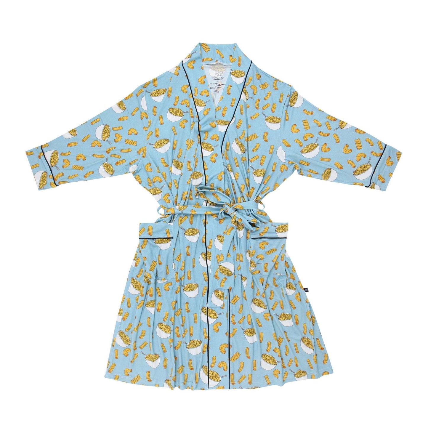 Mac and Cheese Women's Bamboo Robe - Peregrine Kidswear - Mom Robe - S/M