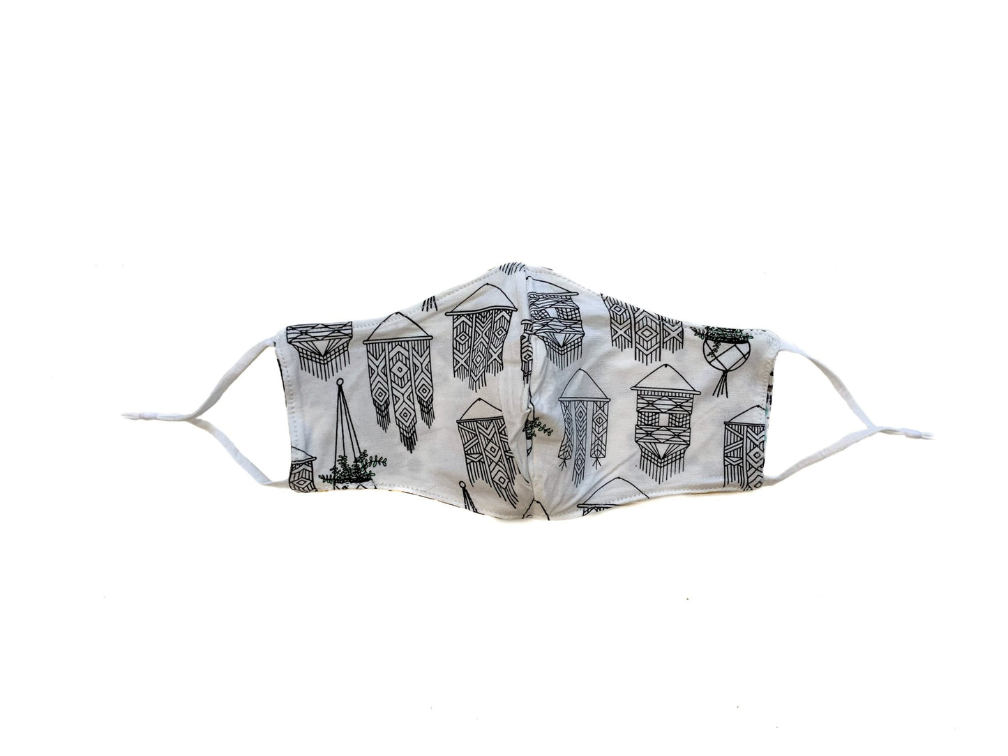 Macrame/ Splatter Paint Bamboo Face Mask - Peregrine Kidswear - Face Mask - Kids