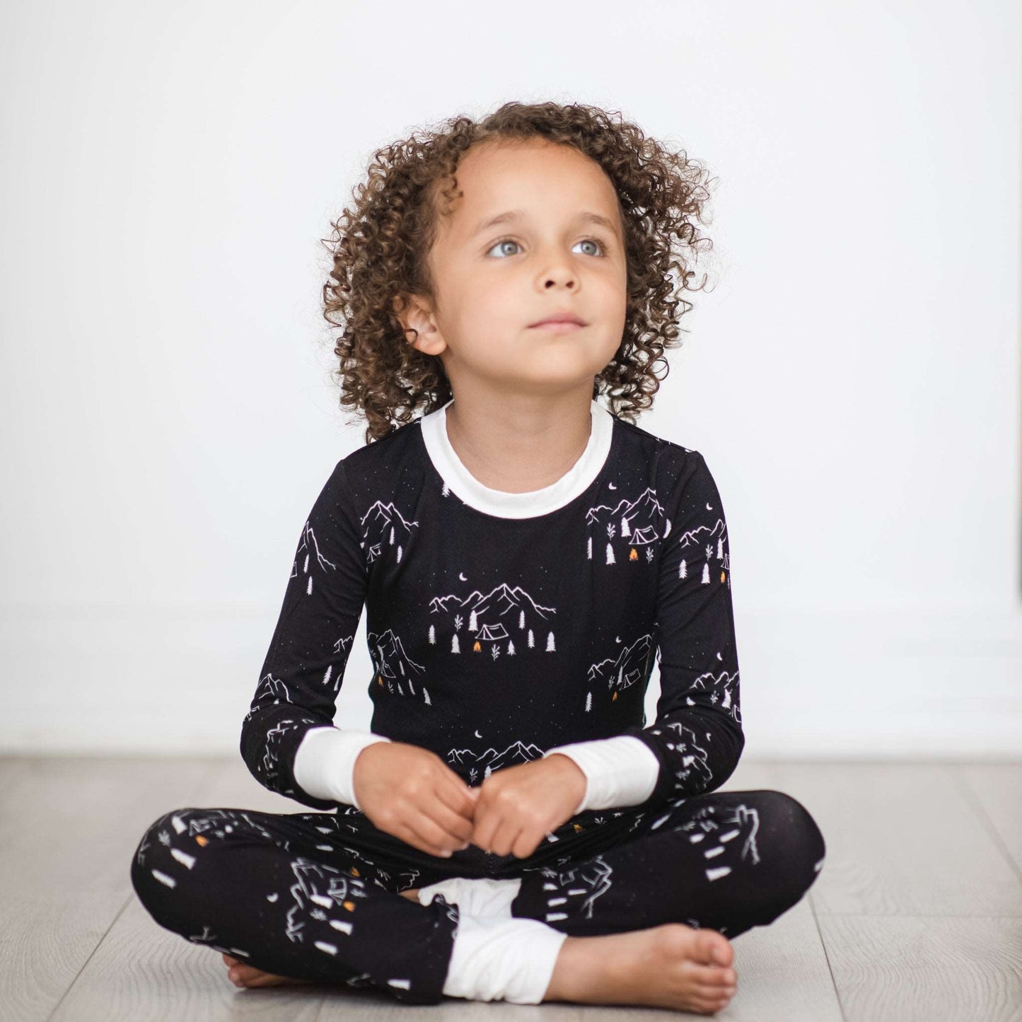 Midnight Camping Two-Piece Bamboo Pajamas - Peregrine Kidswear - 12-18M