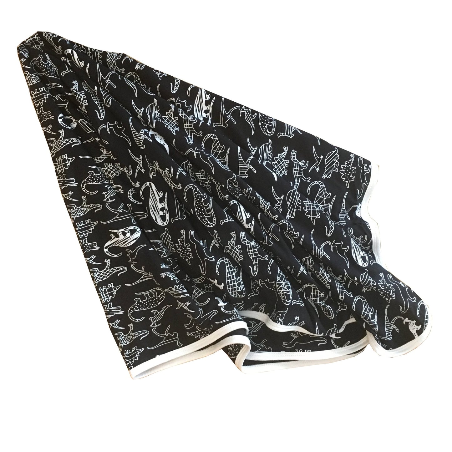 Midnight Dino Bamboo Everywhere Blanket - Peregrine Kidswear - Blankets - 36" x 36"
