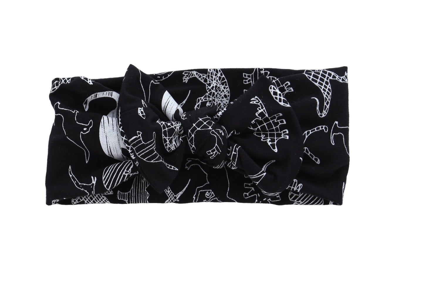 Midnight Dino Bamboo Headband - Peregrine Kidswear - Headbands -