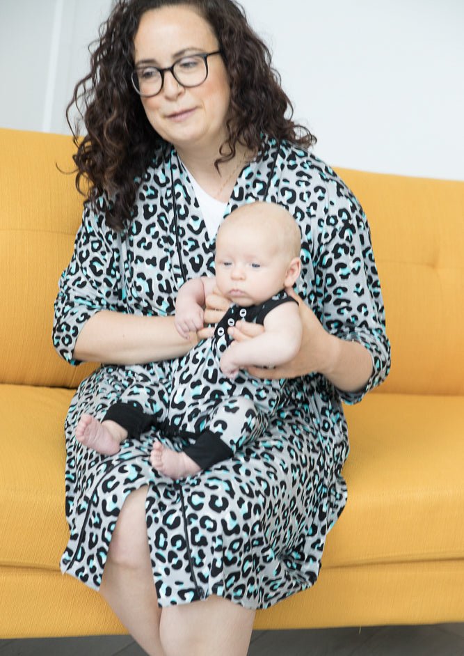 Mod Leopard Bamboo Tank Romper - Peregrine Kidswear - Tank Romper - 0-3M
