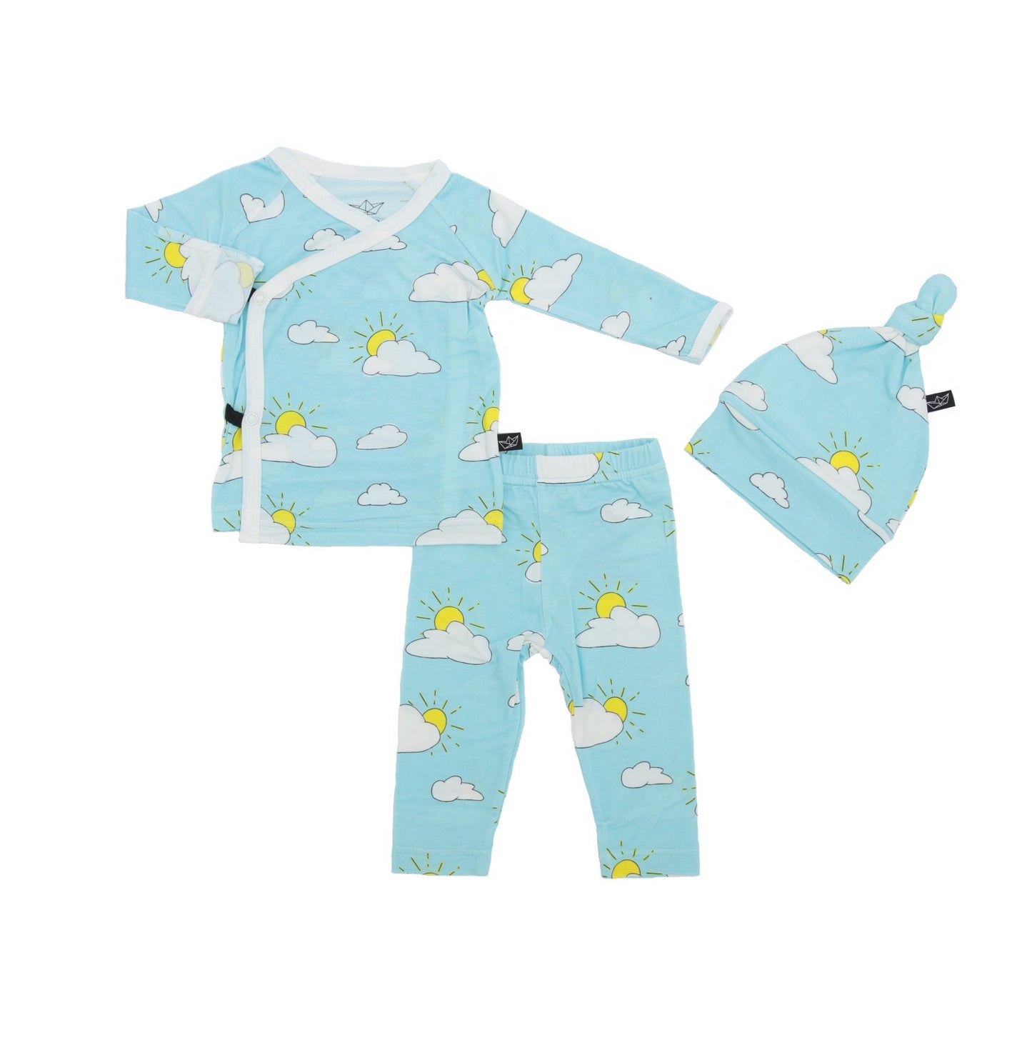 Partly Cloudy Bamboo Take Me Home Set - Peregrine Kidswear - Take Me Home Set -