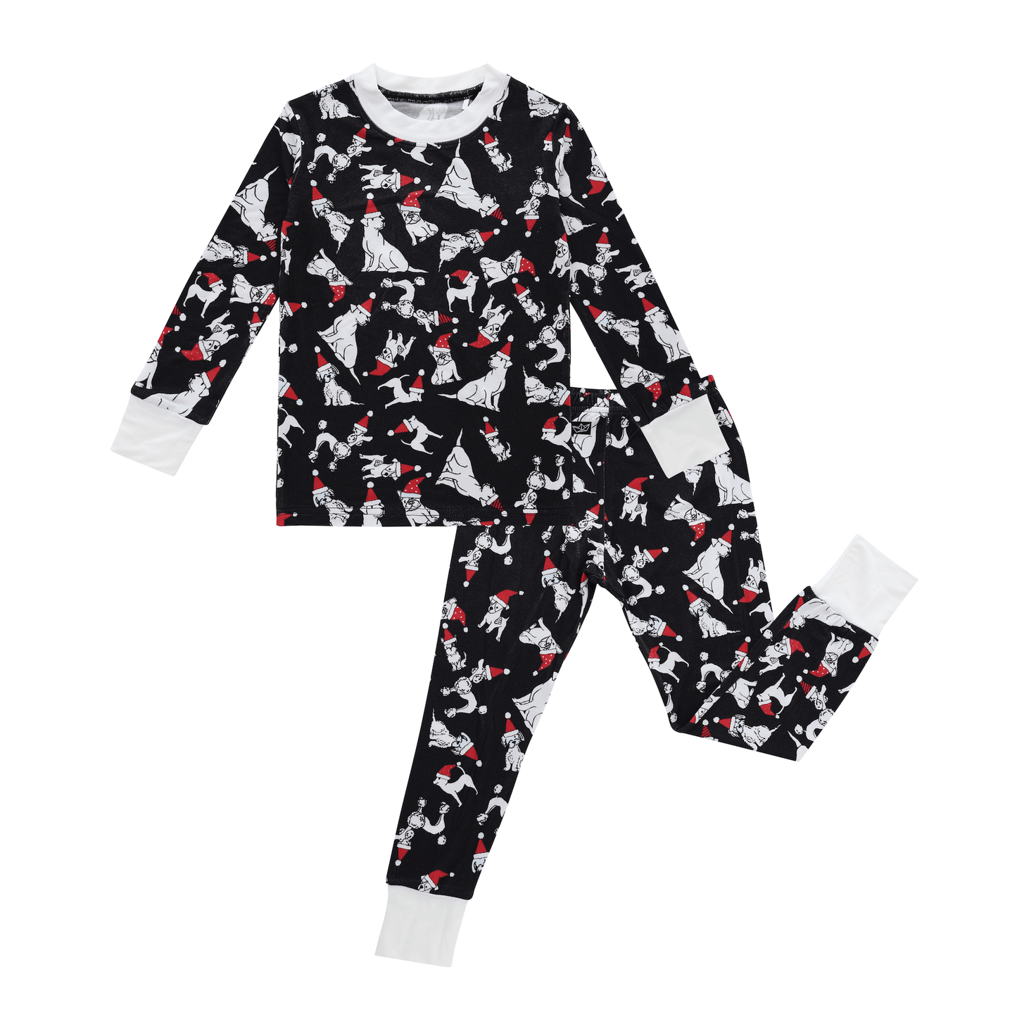 Santa Paws Two-Piece Bamboo Pajamas - Peregrine Kidswear - 12-18M