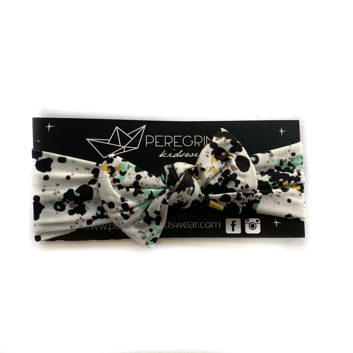 Splatter Paint Bamboo Headband - Peregrine Kidswear - Headbands -