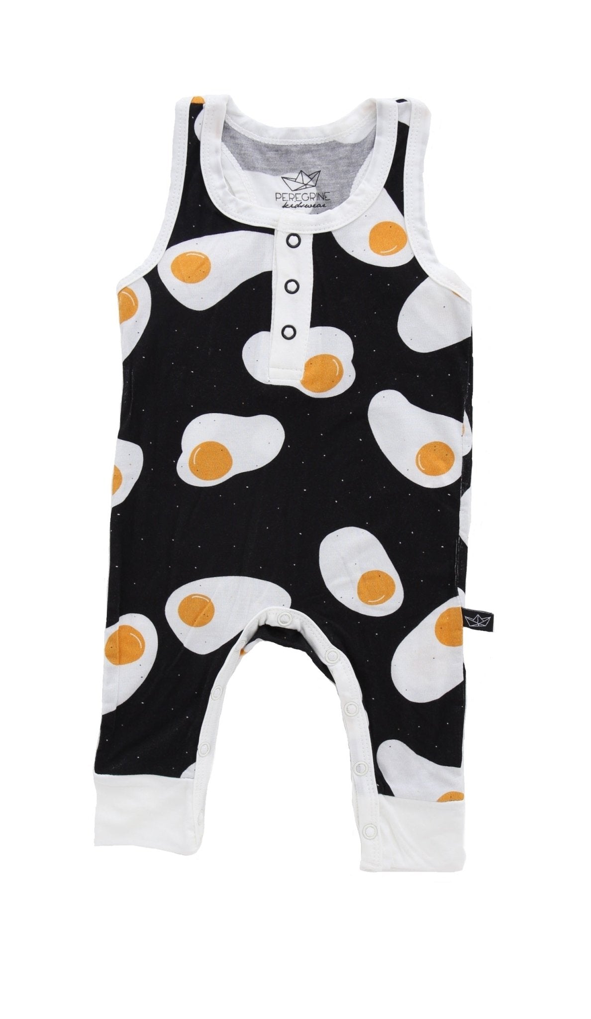 Sunny Side Up Bamboo Tank Romper - Peregrine Kidswear - Tank Romper - 0-3M