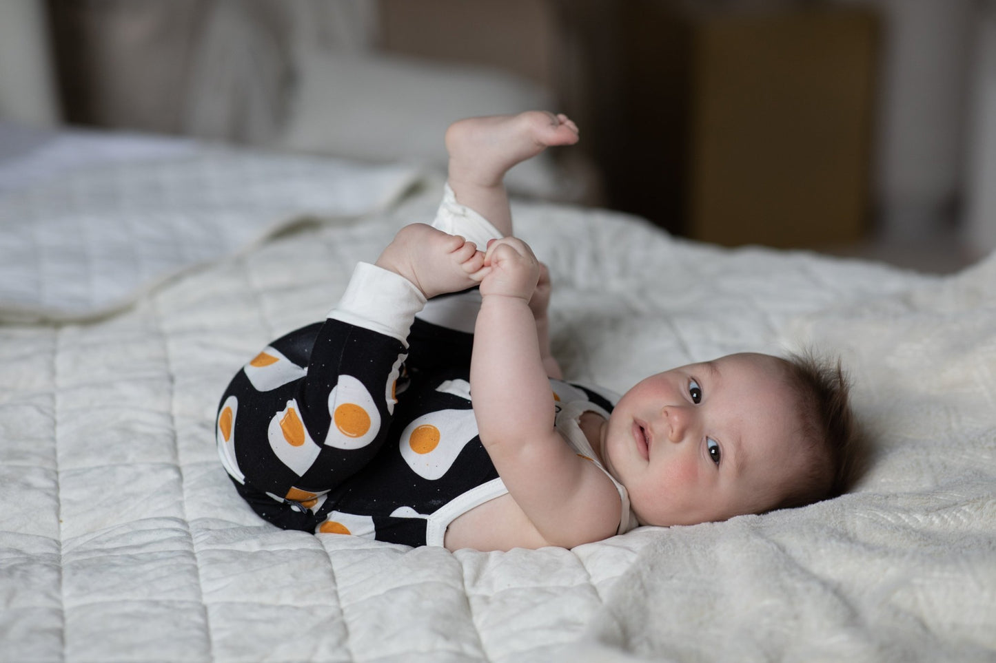 Sunny Side Up Bamboo Tank Romper - Peregrine Kidswear - Tank Romper - 0-3M