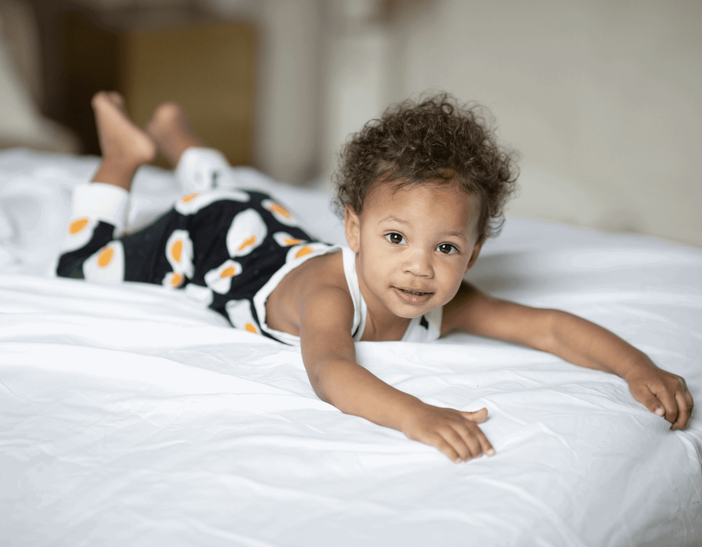 Sunny Side Up Bamboo Tank Romper - Peregrine Kidswear - Tank Romper - 0-3M