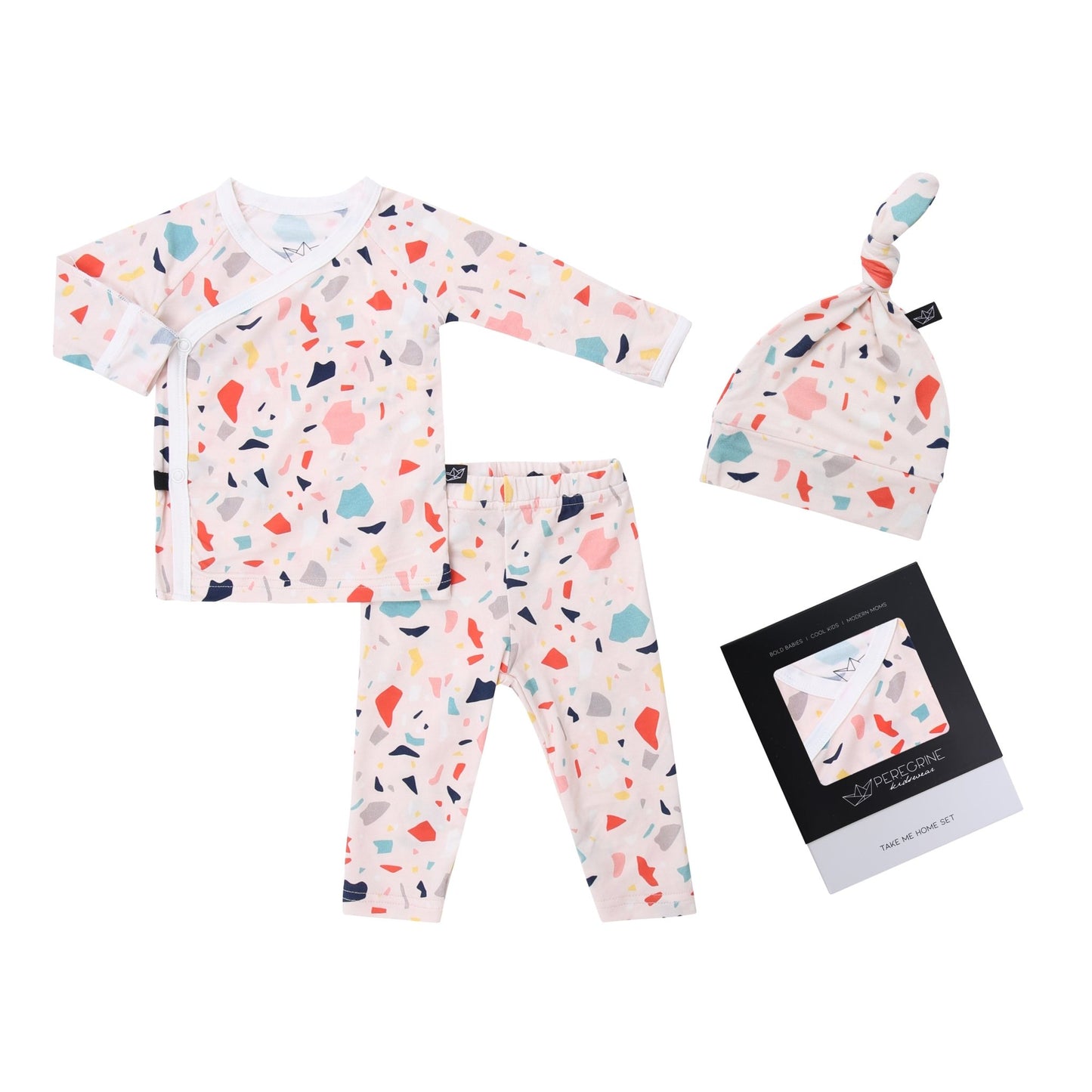 Terrazzo Bamboo Take Me Home Set - Peregrine Kidswear - Take Me Home Set -