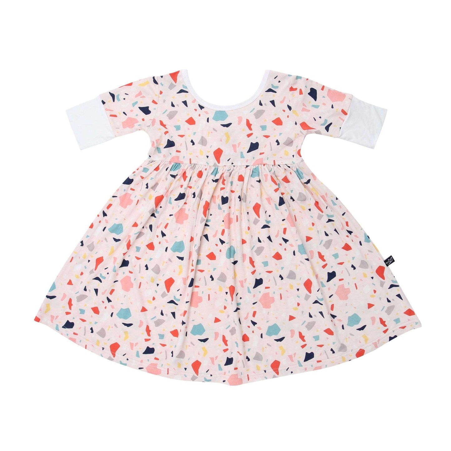 Terrazzo Children's Bamboo Twirl Dress - Peregrine Kidswear - Dresses - 2T