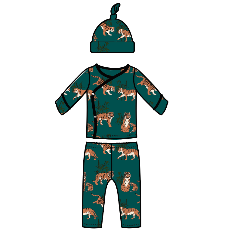 Tiger Tiger Bamboo Take Me Home Set - Peregrine Kidswear - Take Me Home Set -