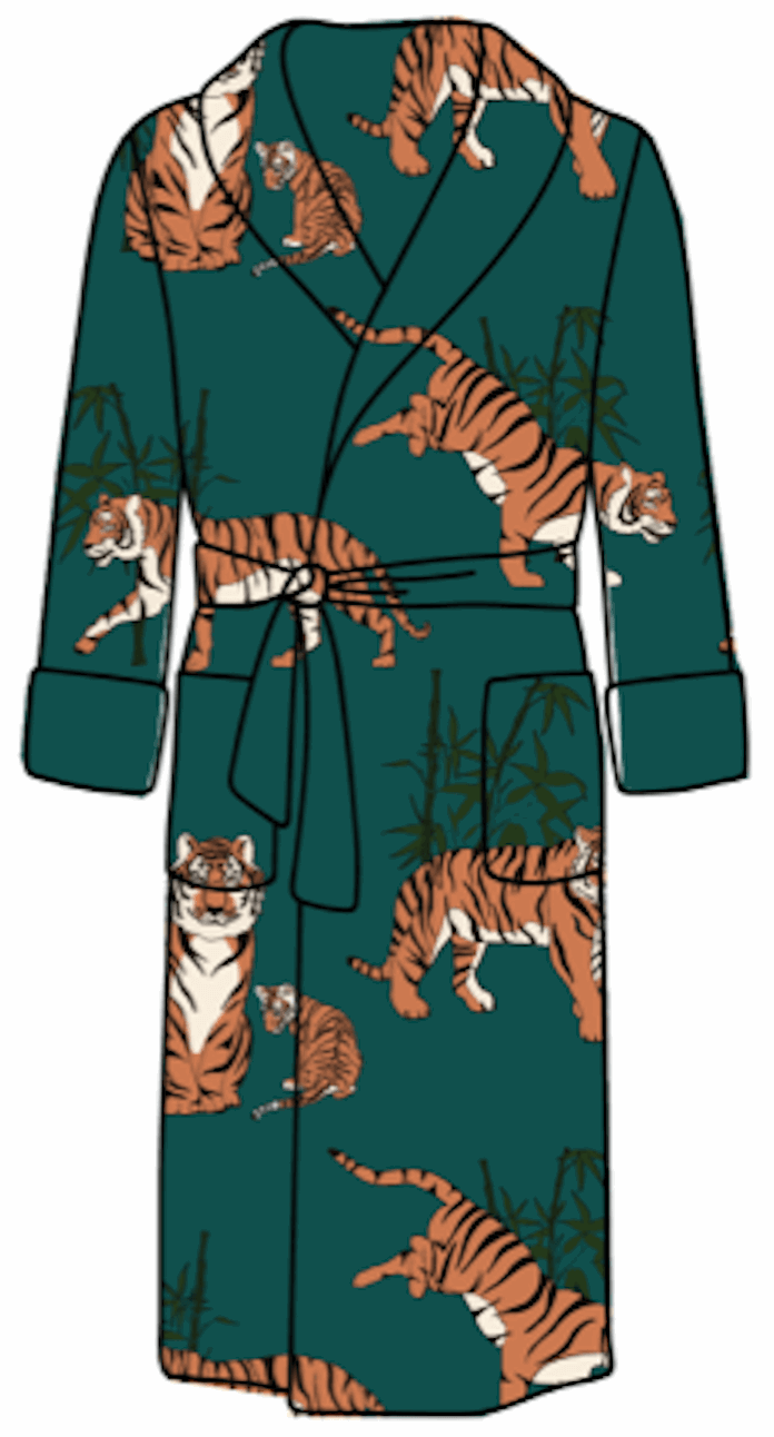 Tiger Tiger Women's Bamboo Robe - Peregrine Kidswear - Mom Robe - S/M