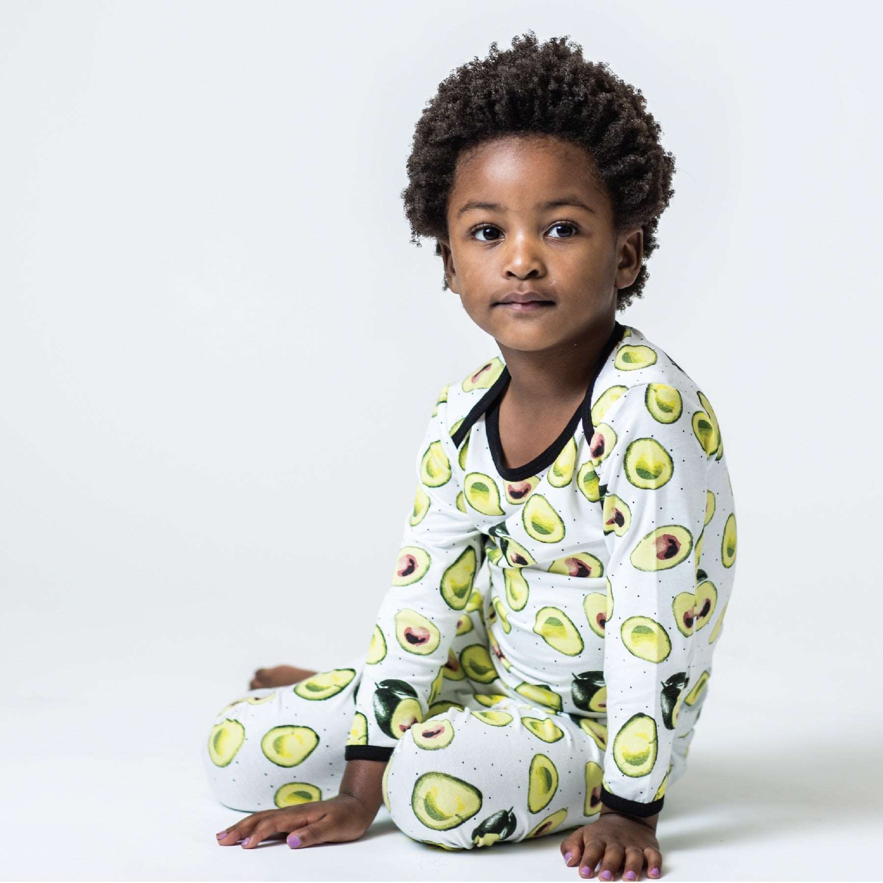 Avocado Bamboo Two-Piece Pajamas - Peregrine Kidswear - Toddler Pajamas - 2T