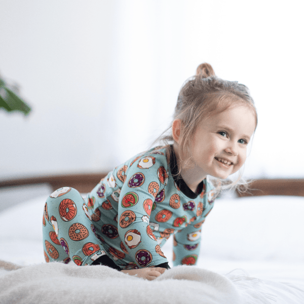 Baby girl hot sale two piece pajamas