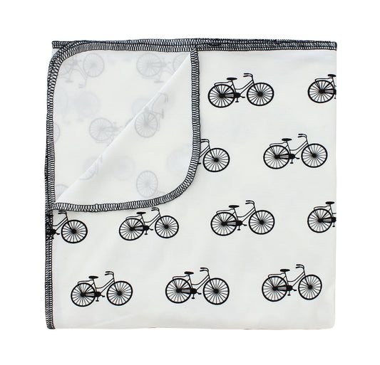 Bikes Bamboo Everywhere Blanket - Peregrine Kidswear - Blanket -