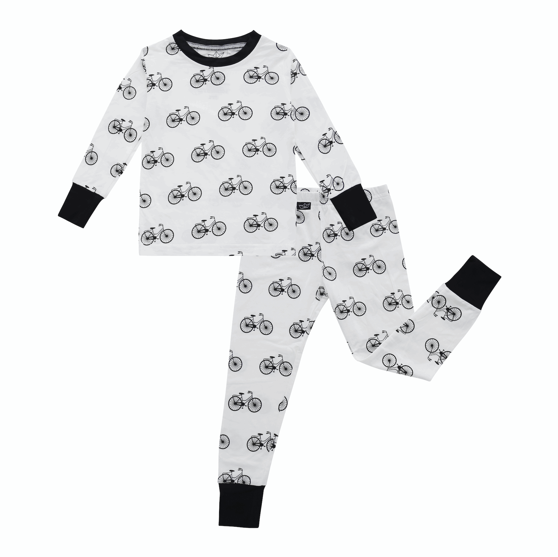 Bikes Bamboo Two Piece Pajamas