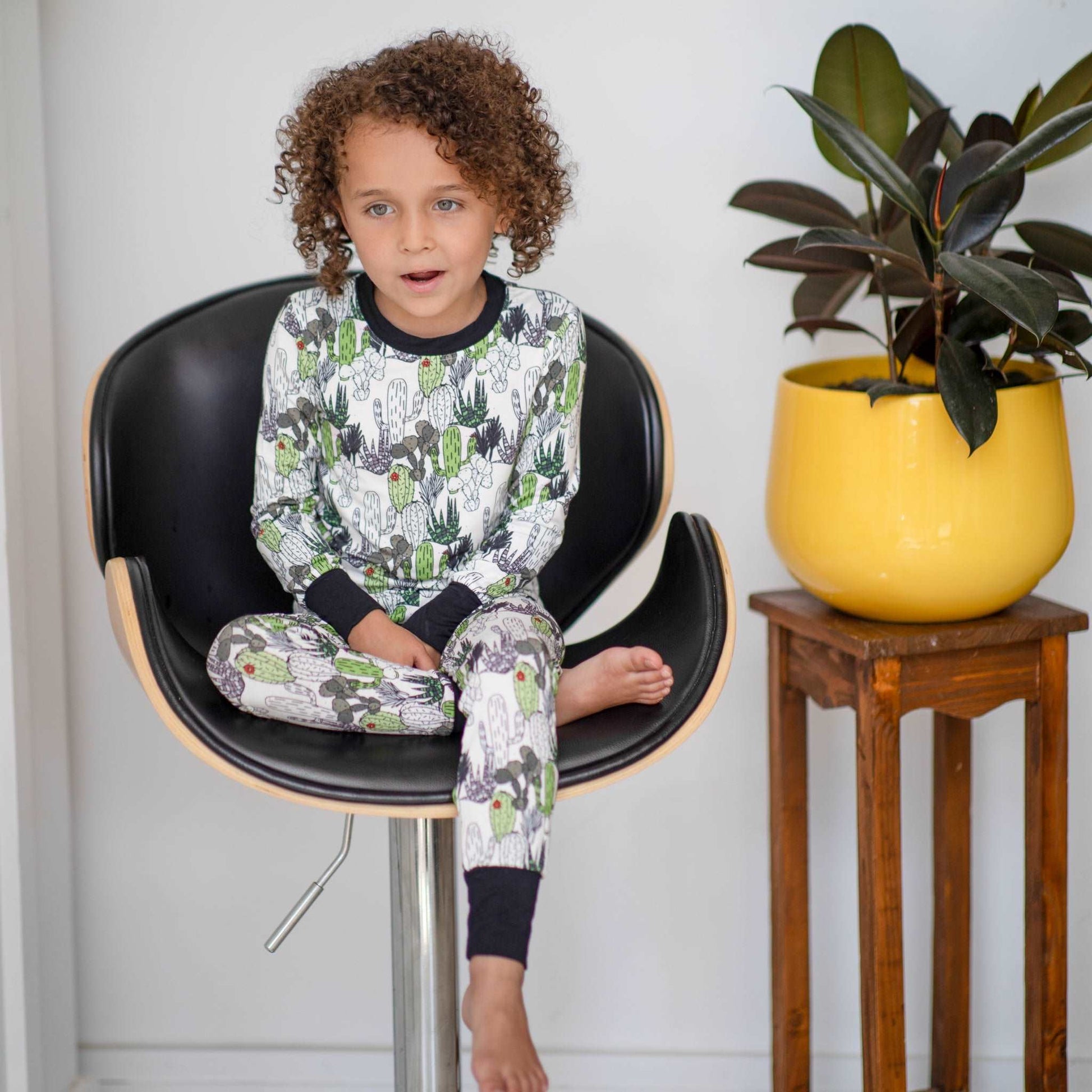 Cactus two-piece Bamboo Pajamas - Peregrine Kidswear - 12-18M