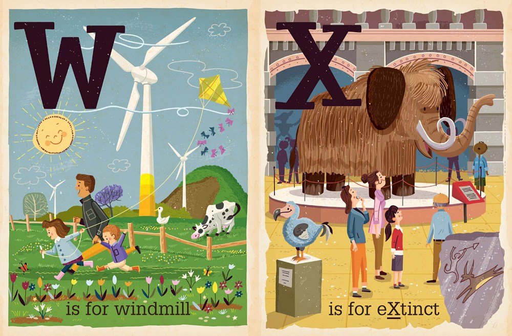 E Is For Earth: An Alphabet Board Book - Peregrine Kidswear - Gift -