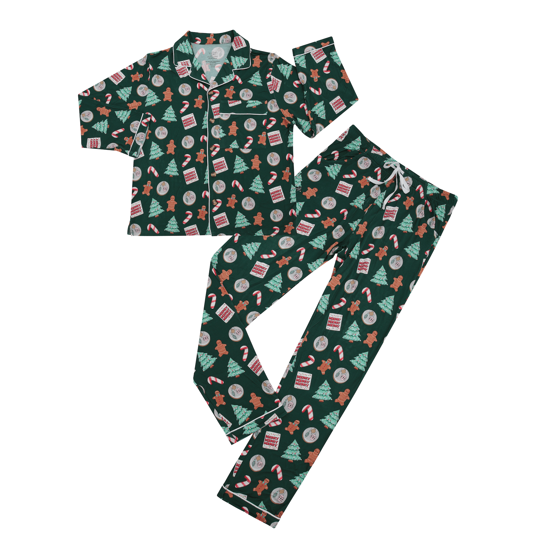 Evergreen Cookies Women's Bamboo Pajamas - Peregrine Kidswear - Small