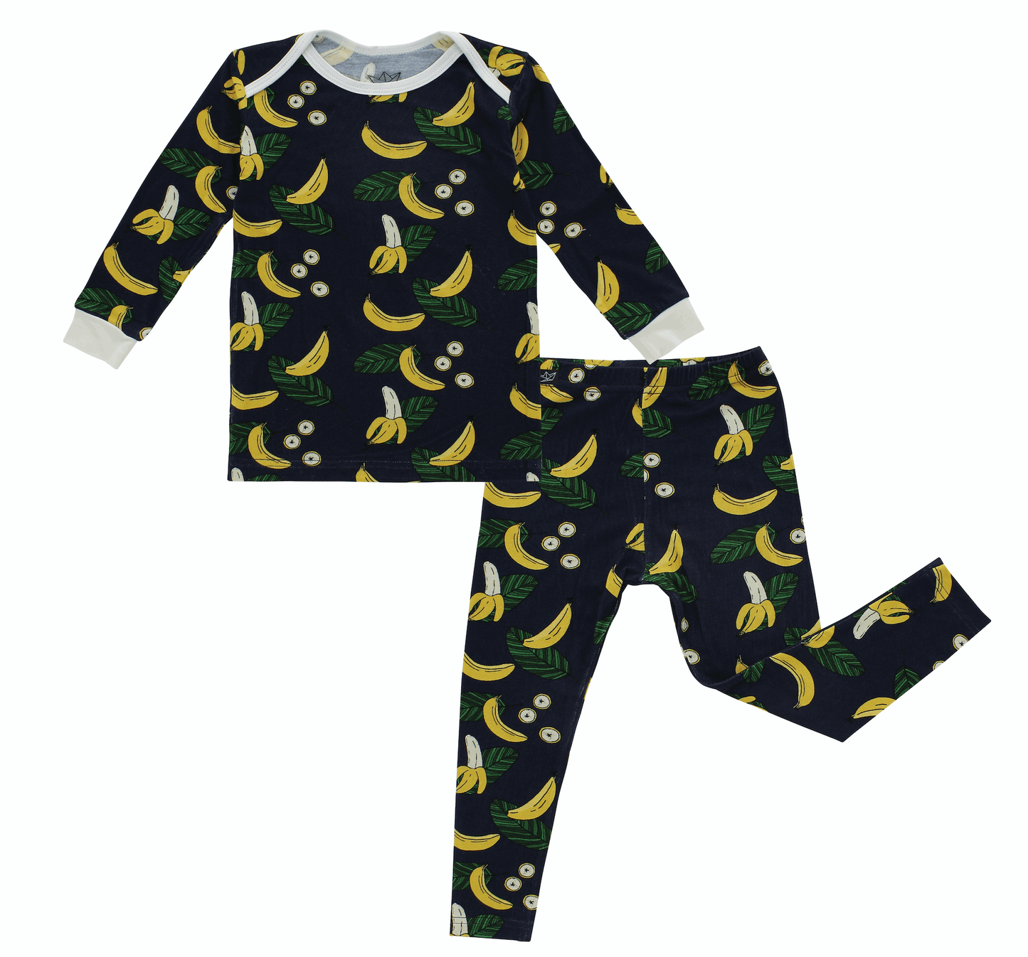 Go Bananas Bamboo Two-Piece Pajamas - Peregrine Kidswear - 2 Piece Pajamas - 12-18M