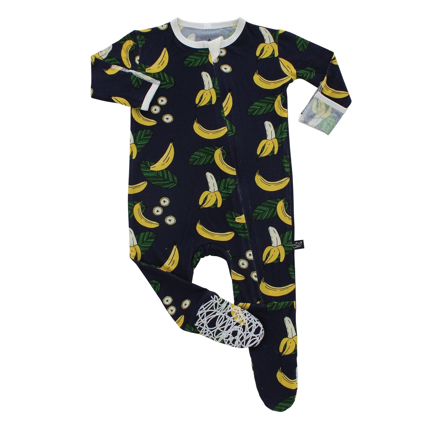 Go Bananas Infant Bamboo Footed Sleeper - Peregrine Kidswear - Footed Sleepers - 0-3M
