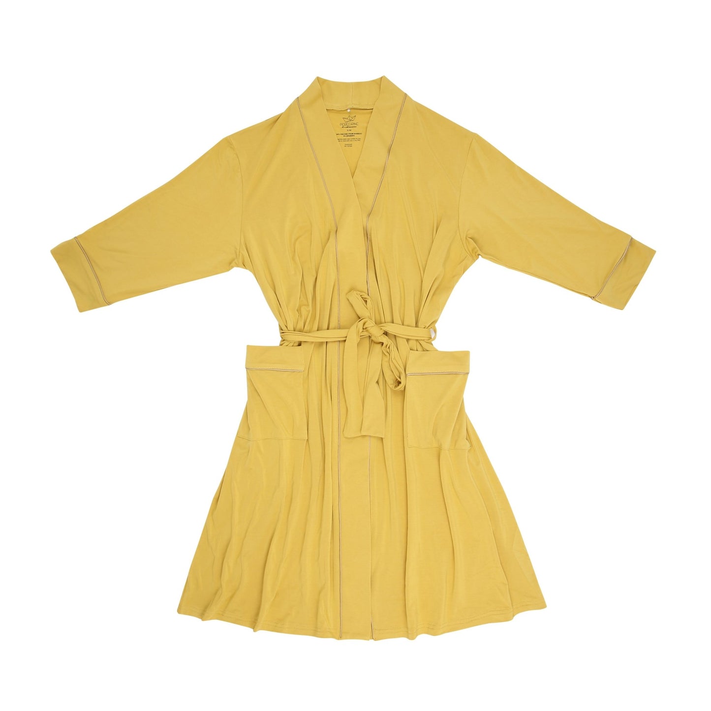 Goldenrod Women's Bamboo Robe - Peregrine Kidswear - Mom Robe - S/M