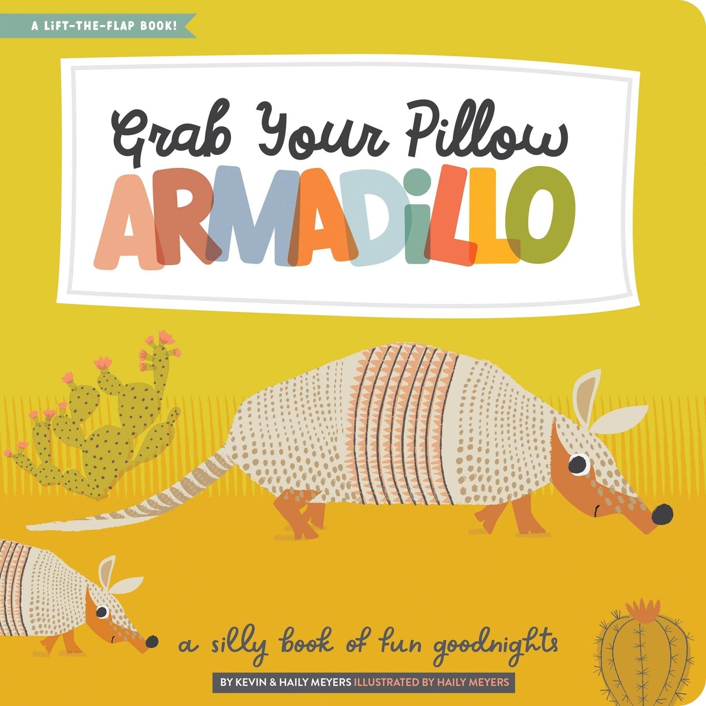 Grab Your Pillow, Armadillo Board Book - Peregrine Kidswear - Gift -