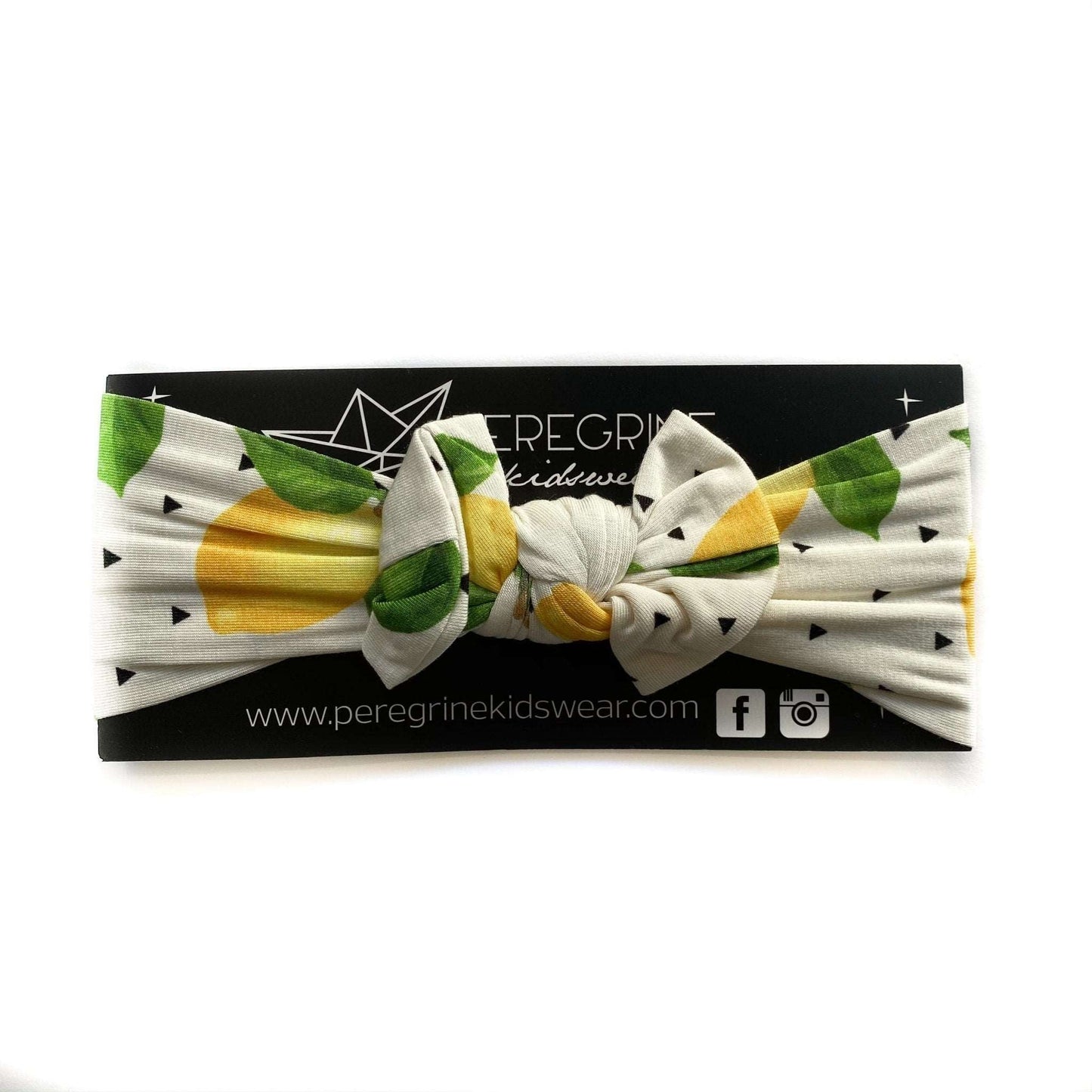 Lemons Bamboo Headband - Peregrine Kidswear - Headbands -