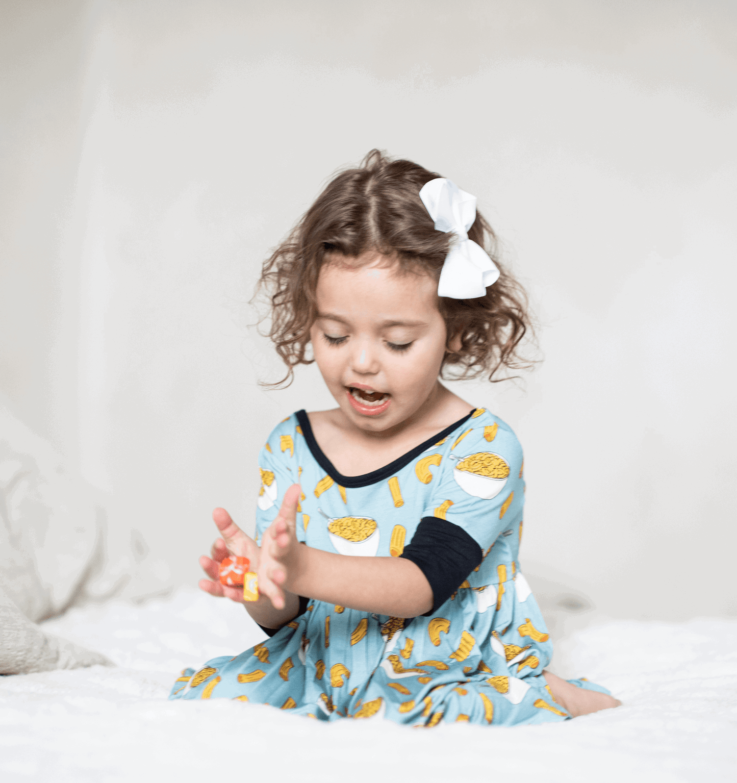 Mac and Cheese Children's Bamboo Twirl Dress - Peregrine Kidswear - Dresses - 2T