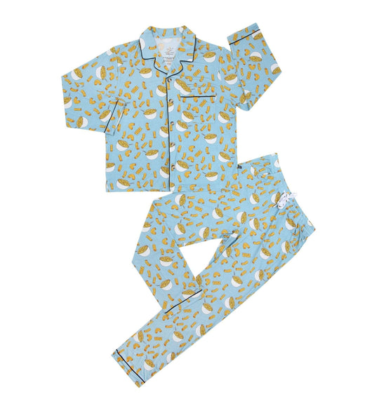 Mac and Cheese Women's Bamboo Pajamas - Peregrine Kidswear - Small