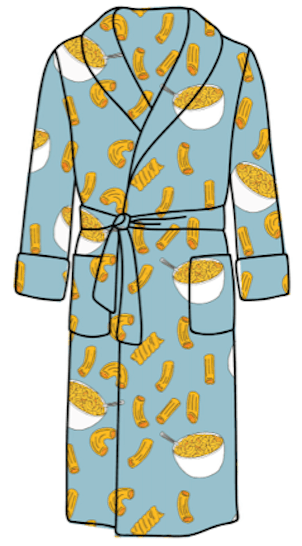 Mac and Cheese Women's Bamboo Robe - Peregrine Kidswear - Mom Robe - S/M