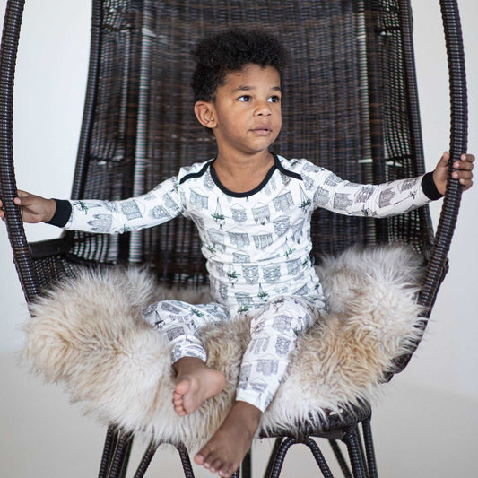 Macrame Bamboo Two-Piece Pajamas - Peregrine Kidswear - 2 Piece Pajamas - 2T