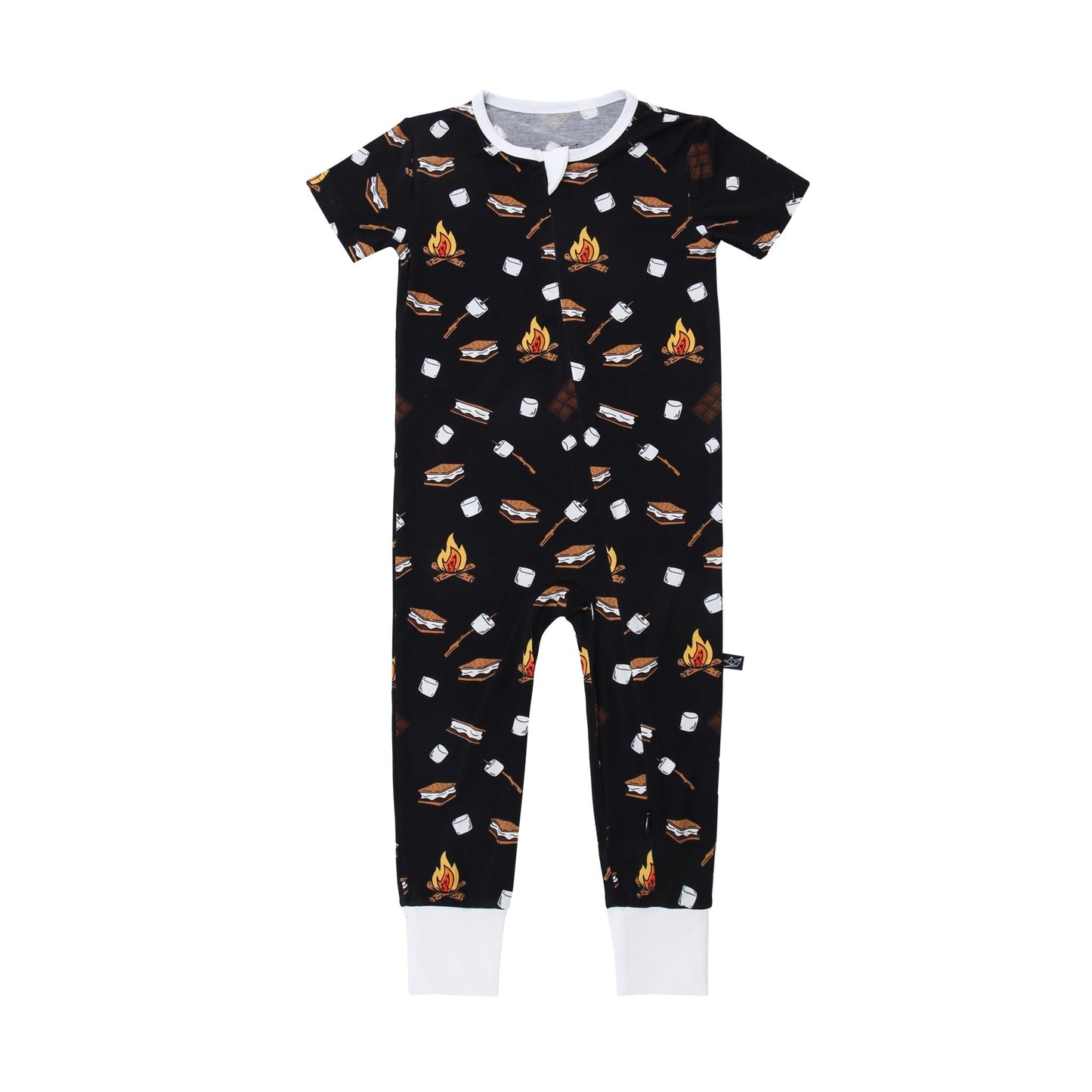 Midnight S'mores Bamboo Convertible Romper - Peregrine Kidswear - 0-3M