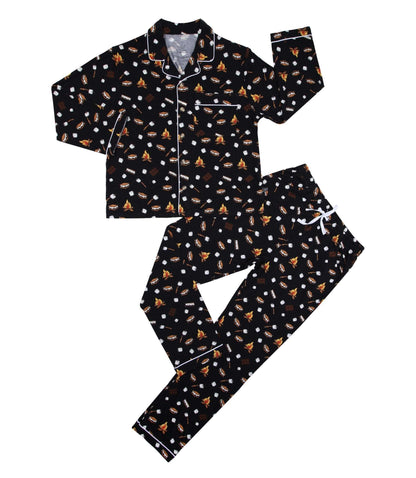 Midnight S'mores Women's Bamboo Pajamas - Peregrine Kidswear - Small