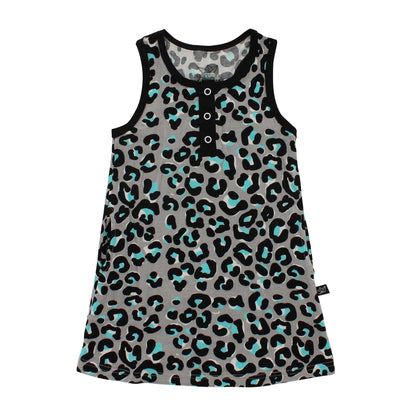 Mod Leopard Bamboo Children's Tank Dress - Peregrine Kidswear - Dresses - 2T