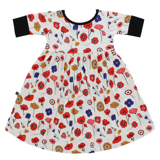 Mod Poppy Children's Bamboo Twirl Dress - Peregrine Kidswear - Dresses - 2T