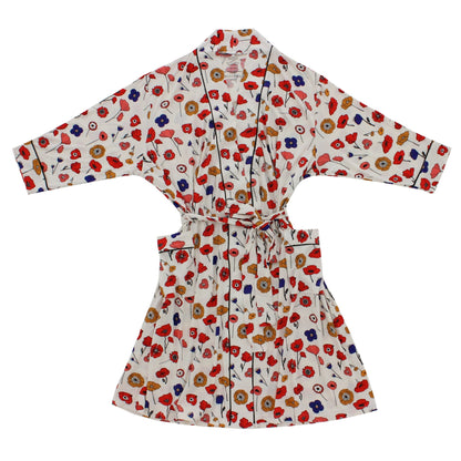 Mod Poppy Women's Bamboo Robe - Peregrine Kidswear - Mom Robe - S/M