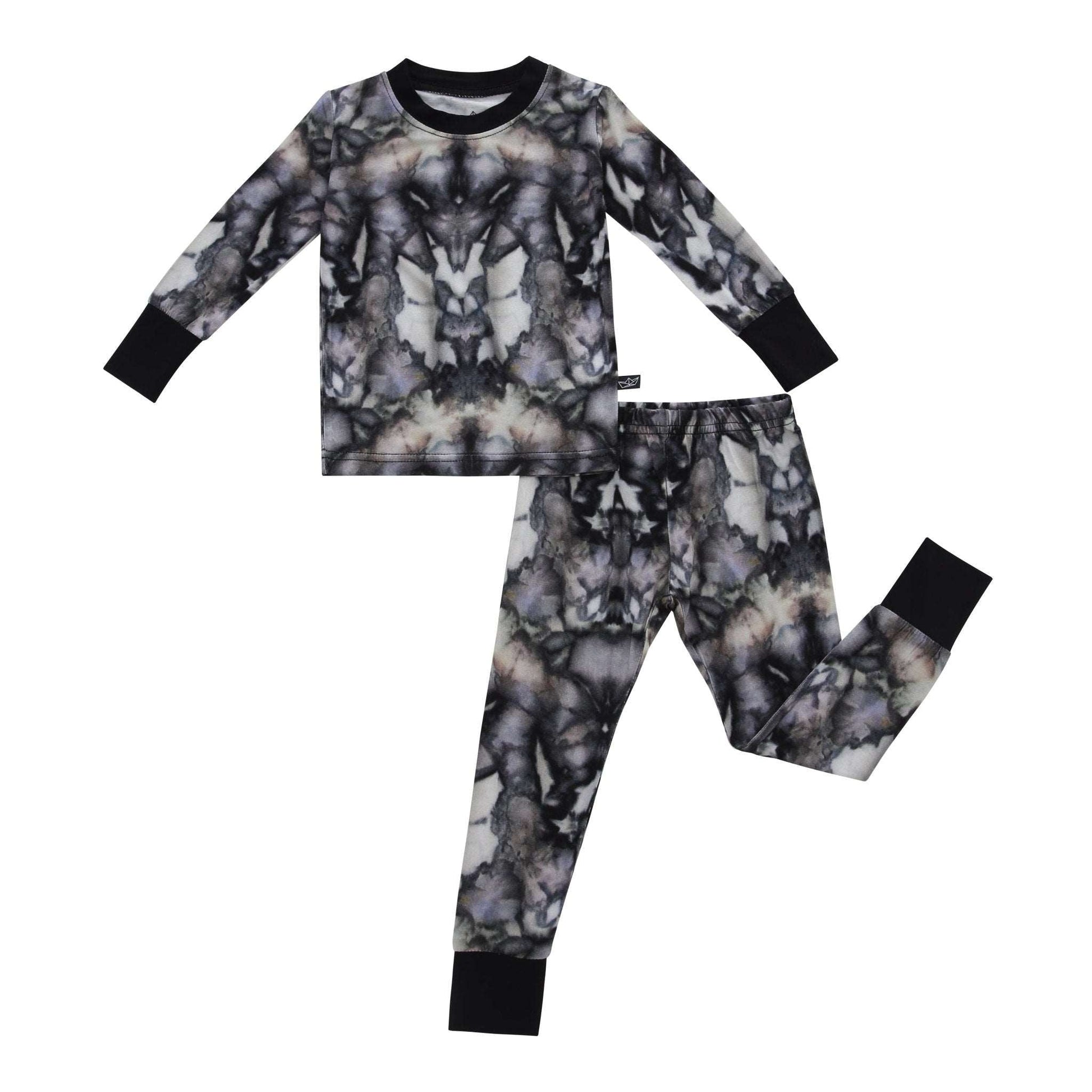 Mystic Tie-Dye Bamboo Two-Piece Pajamas - Peregrine Kidswear - 2 Piece Pajamas - 12-18M
